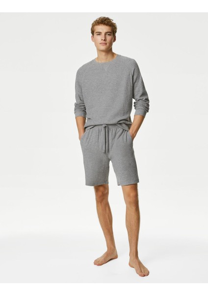 Saf Pamuklu Regular Fit Pijama Altı