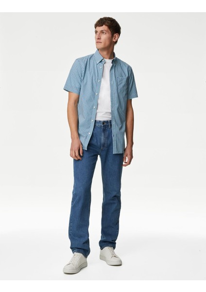 Regular Fit Kısa Kollu Oxford Gömlek fiyatları