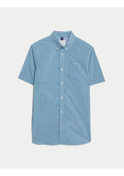 Regular Fit Kısa Kollu Oxford Gömlek indirimleri