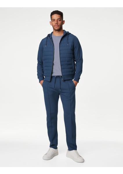 Regular Fit Kapüşonlu Kapitone Sweatshirt