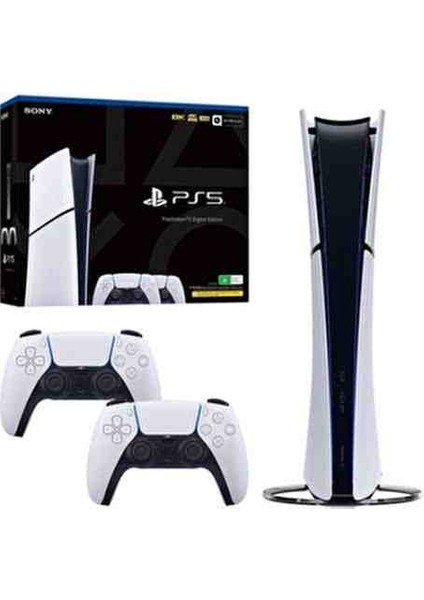 Playstation Ps 5 +1tb Digital Oyun Konsolu Türkçe Menü+ 2 Kollu + 2 Dualsense Istediginiz Renk Seçimi