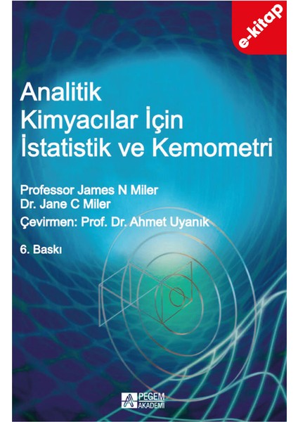 Analitik Kimyacılar için İstatistik ve Kemometri (e-kitap)