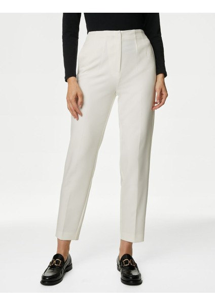Yüksek Bel Tapered Fit Pantolon
