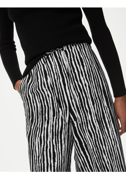 Wide Leg Desenli Pantolon modelleri