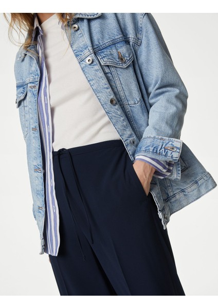 Yüksek Bel Wide Leg Pantolon modelleri