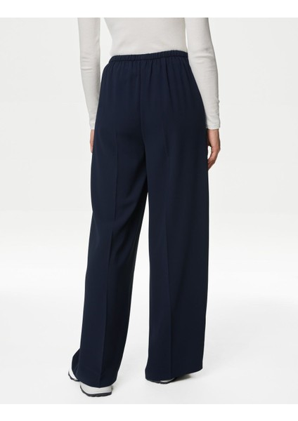 Yüksek Bel Wide Leg Pantolon fırsatları