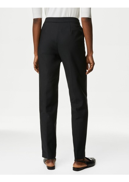 Slim Fit Yüksek Bel Pantolon