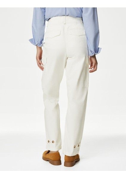 Yüksek Bel Kargo Pantolon fırsatları