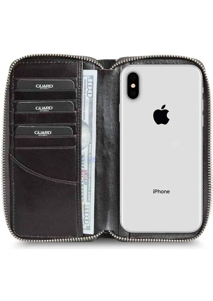 Texas Baskılı Taba Fermuarlı Portföy Cüzdan - GRD2403XW22163