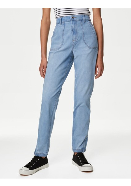 Marks & Spencer Slim Fit Denim Jogger Pantolon