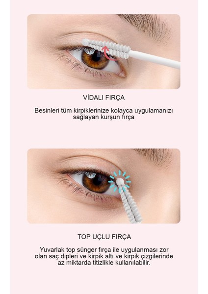 Zayıf Kirpik ve Kaşlar Için Long Thick Eyelash Essence