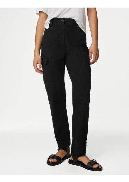 Yüksek Bel Kargo Pantolon fiyatları