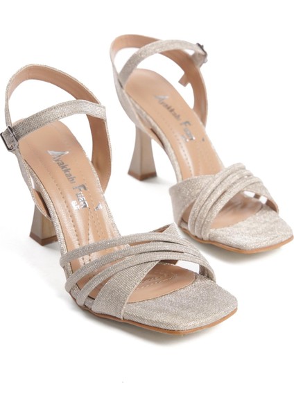 Elit MST333T Kadın Topuklu Ayakkabı Altın fırsatları