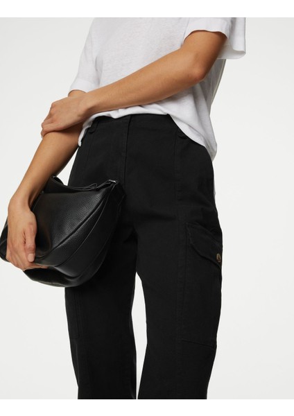 Yüksek Bel Kargo Pantolon modelleri