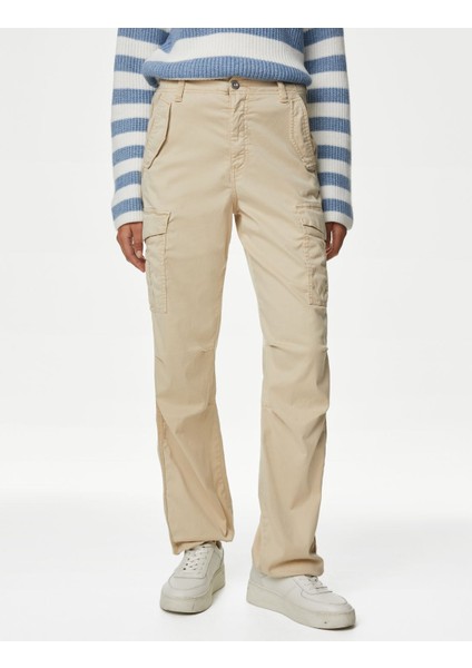 Lyocell™ Straight Leg Kargo Pantolon fiyatları