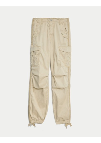 Lyocell™ Straight Leg Kargo Pantolon indirimleri