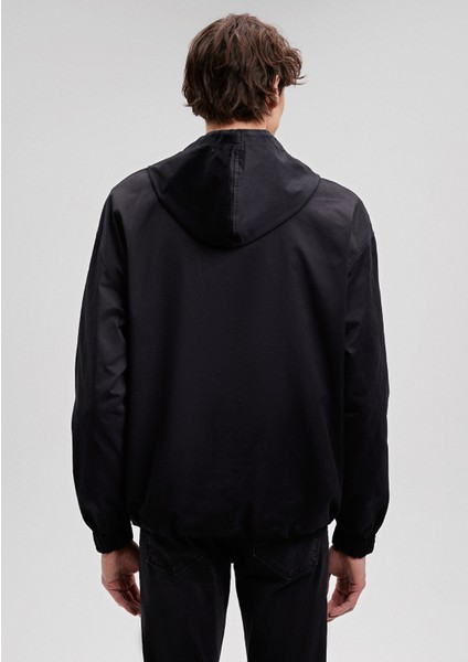 Pro Kapüşonlu Yarım Fermuarlı Siyah SWEATSHIRT0210807-900 fırsatları