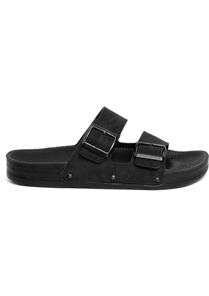 Pc-7241 Erkek Düz Terlik Siyah