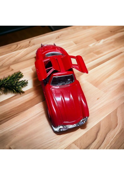 Nostaljik Metal Çek Bırak Araba Kırmızı Kapılar Açılır ( 1/36 Ölçek ) Mod:1 indirimleri