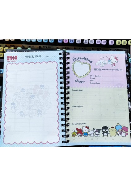 Kuromi Haftalık Planlayıcı Defter modelleri
