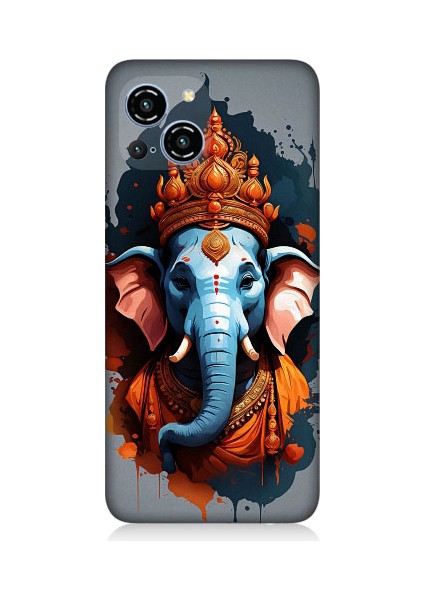 Reeder S23 Pro Max Uyumlu Ganesha Ganeşa Desenli Silikon Kılıf