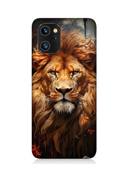 Reeder S19 Max Pro Uyumlu Yorgun Savaşçı Aslan Desenli Silikon Kılıf
