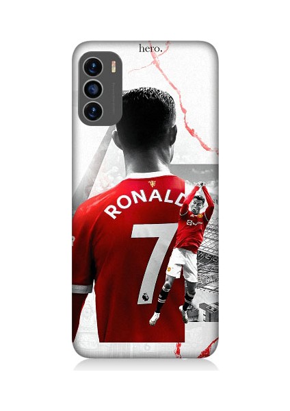 Reeder S19 Max Pro S Uyumlu Cristiano Ronaldo Futbol Desenli Silikon Kılıf