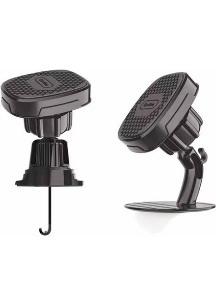 Magnetik Dönebilen Araç Içi Telefon Tutucu Go Des GD-HD835S 2in1 Havalandırma ve Düz Zemin Tasarım