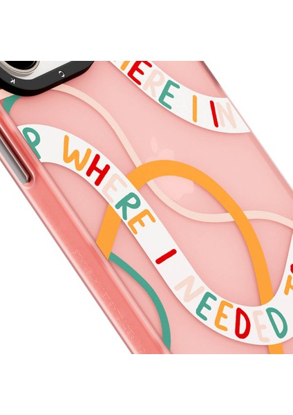 iPhone 12 Pro Uyumlu Kılıf Bethany Green Tasarımlı Youngkit Sweet Language Kapak Rose Gold