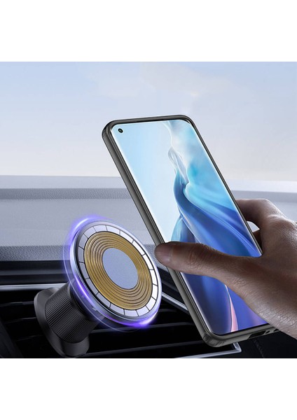 Xiaomi Mi 13 Uyumlu Kılıf Aramid Karbon Fiber Magsafe Özellikli Wlons Radison Kapak Siyah