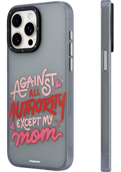 iPhone 12 Pro Max Uyumlu Kılıf Bethany Green Tasarımlı Youngkit Sweet Language Kapak Gri