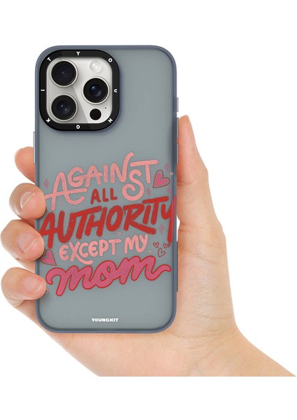 iPhone 12 Pro Max Uyumlu Kılıf Bethany Green Tasarımlı Youngkit Sweet Language Kapak Gri