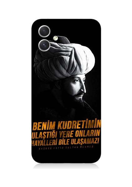 Samsung Galaxy A04 Uyumlu Fatih Sultan Mehmet Han Desenli Silikon Kılıf