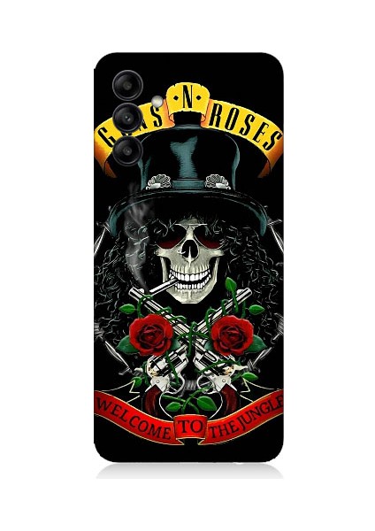 Samsung Galaxy A35 Uyumlu Guns N Roses Album Kapağı Desenli Silikon Kılıf