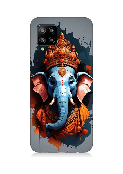 Samsung Galaxy A42 5g Uyumlu Ganesha Ganeşa Desenli Silikon Kılıf