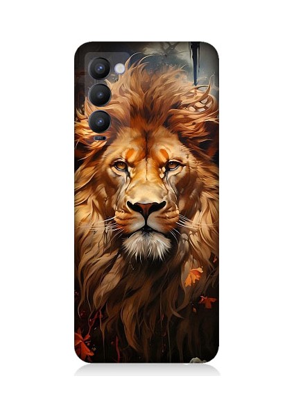 Tecno Camon 18 Uyumlu Yorgun Savaşçı Aslan Desenli Silikon Kılıf