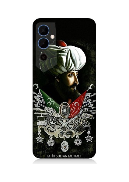 Tecno Pova Neo 2 Uyumlu Fatih Sultan Mehmet Han Desenli Silikon Kılıf