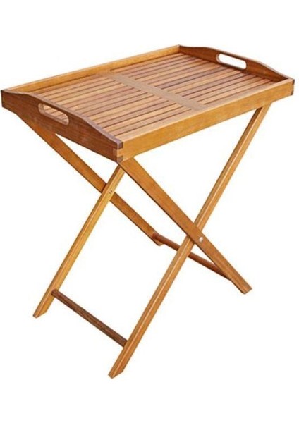 Ahşap Servis Masası 68X44X73 cm