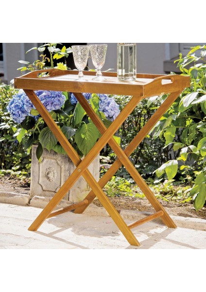 Ahşap Servis Masası 68X44X73 cm fiyatları