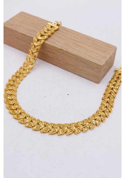 22 Ayar Altın Bileklik Füzyon Döküm Kadın Bileklik B200355