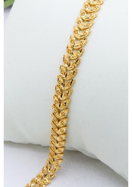 22 Ayar Altın Bileklik Füzyon Döküm Kadın Bileklik B200355 modelleri