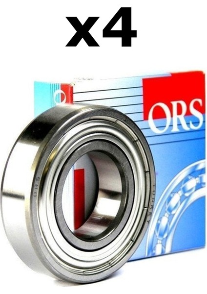 4'lü 6311 Zz 55X120X29 mm Tek Sıralı, Sabit Bilyalı Rulman