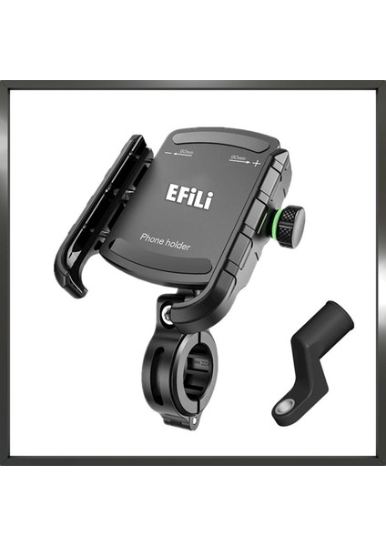 Motosiklet Telefon Tutucu Ayarlanabilir Genişlik Gidon ve Ayna Aparatlı Motorsiklet Telefon Tutucu