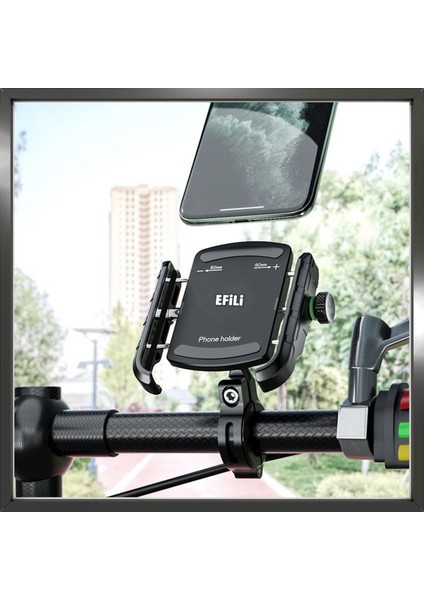 Motosiklet Telefon Tutucu Ayarlanabilir Genişlik Gidon ve Ayna Aparatlı Motorsiklet Telefon Tutucu modelleri