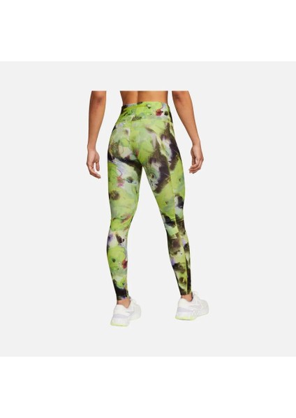 Air Dri-Fit 7/8-Length Mid-Rise Running Kadın Yeşil Spor Tayt DM7785