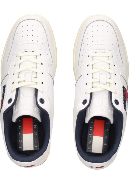 Tommy Hilfiger Erkek Beyaz Sneaker