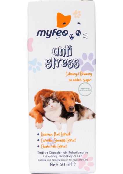 Myfeo Anti Stress Damlası ( Kediler ve Köpekler Için Sakinleştirici Damla )