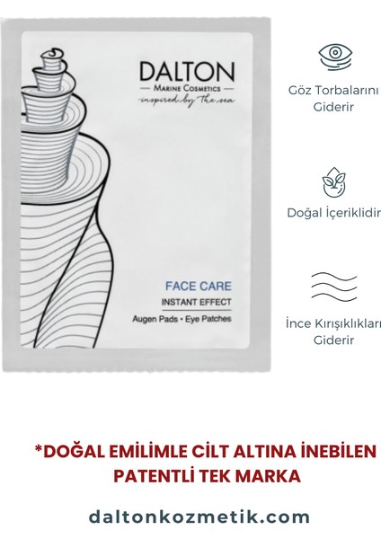 Face Care Anında Etkili Sıkılaştırıcı Anti Aging Göz Pedi