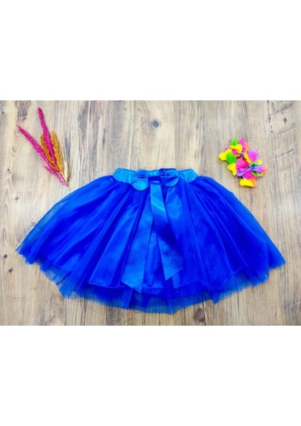 Kız Çocuk Fiyonklu Tütü Tüllü Etek 29 Ekim 23 Nisan Gösteri Kıyafeti