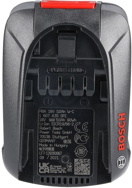 Unlimited Serie6-7-8 Şarjı Süpürge Başlığı LED Aydınlatmalı Başlık-Siyah ve Bosch Batarya Akü 18V *5.0 Ah